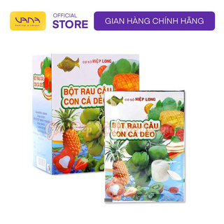 Bột làm thạch rau câu con cá dẻo, sóc vàng, thạch giòn agar