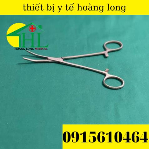 Panh Y Tế, Panh Gắp Phẫu Thuật, Pen Kẹp Y Tế, Panh Cong Không Mấu 16cm - Hàng Pakistan