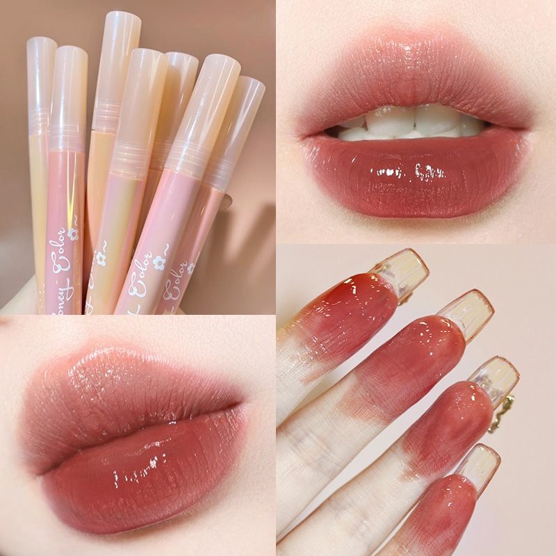(Hàng mới về)  Son bóng trang điểm HOLD LIVE Little Pink Stick Water Mist Lip Glaze Sweet Flour Stick