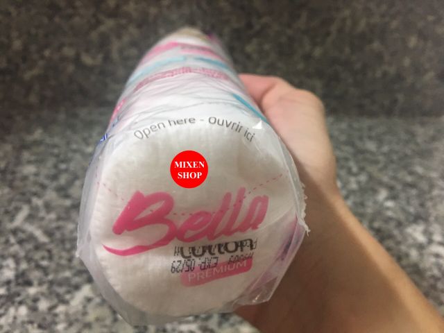 {Chính hãng - Ảnh thật} Bông tẩy Bella Duo Cotton Premium - 120 miếng của Hà Lan