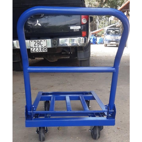Xe đẩy hàng 4 bánh có thể gấp gọn tải trọng 300kg Chuyên dùng vận chuyển hàng hóa