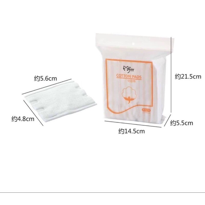 Bông tẩy trang 3 lớp Cotton Pads Túi 222 miếng