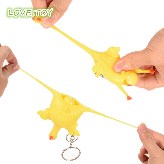 Đồ Chơi Bóp Giảm Stress Hình Gà Đẻ Trứng Ngộ Nghĩnh