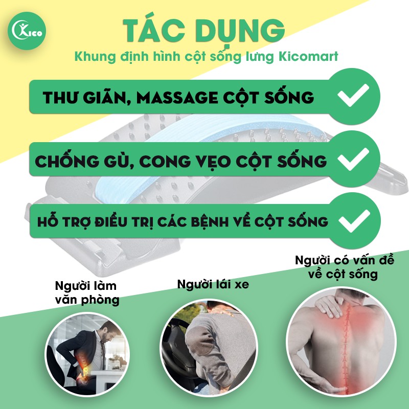 [Mã COSDAY -50K đơn 150K] Khung định hình cột sống Doctor Spine, khung nắn chỉnh cột sống toàn thân