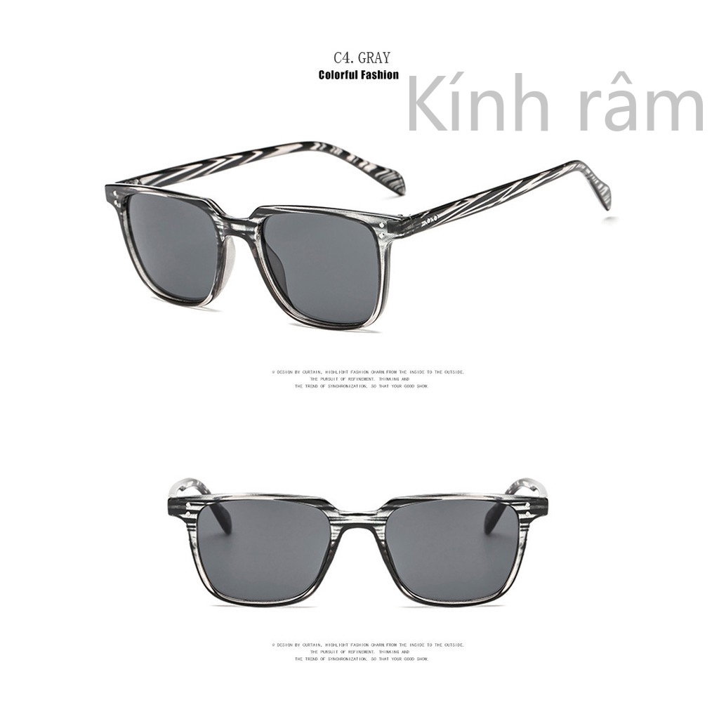 New High Quality Square Sunglasses Men Retro Vintage