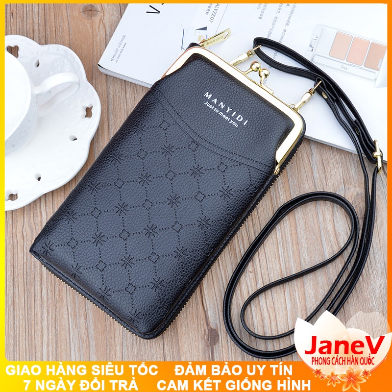 Ví Cầm Tay Nữ Dài Đeo Chéo Cao Cấp Sang Trọng Phong Cách Hàn Quốc TVNN397