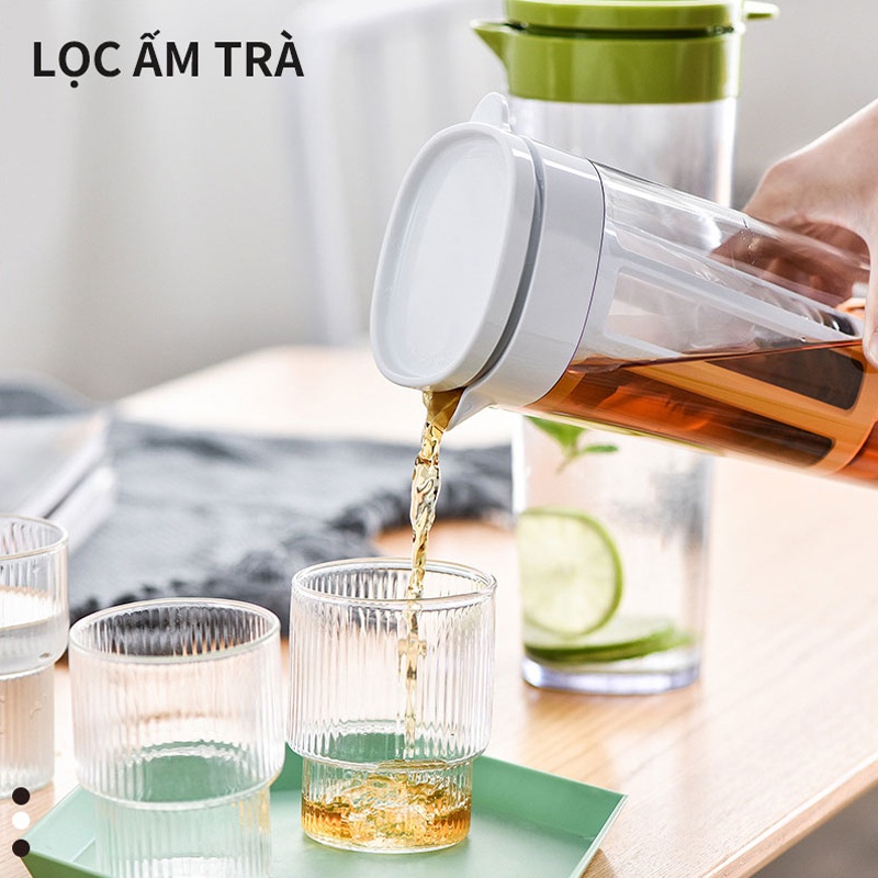 Bình pha cold brew 1100ml(cà phê ủ lạnh )Bình pha trà ABS Vòng đệm silicon dày dặn Phin pha cafe ​Coffee maker