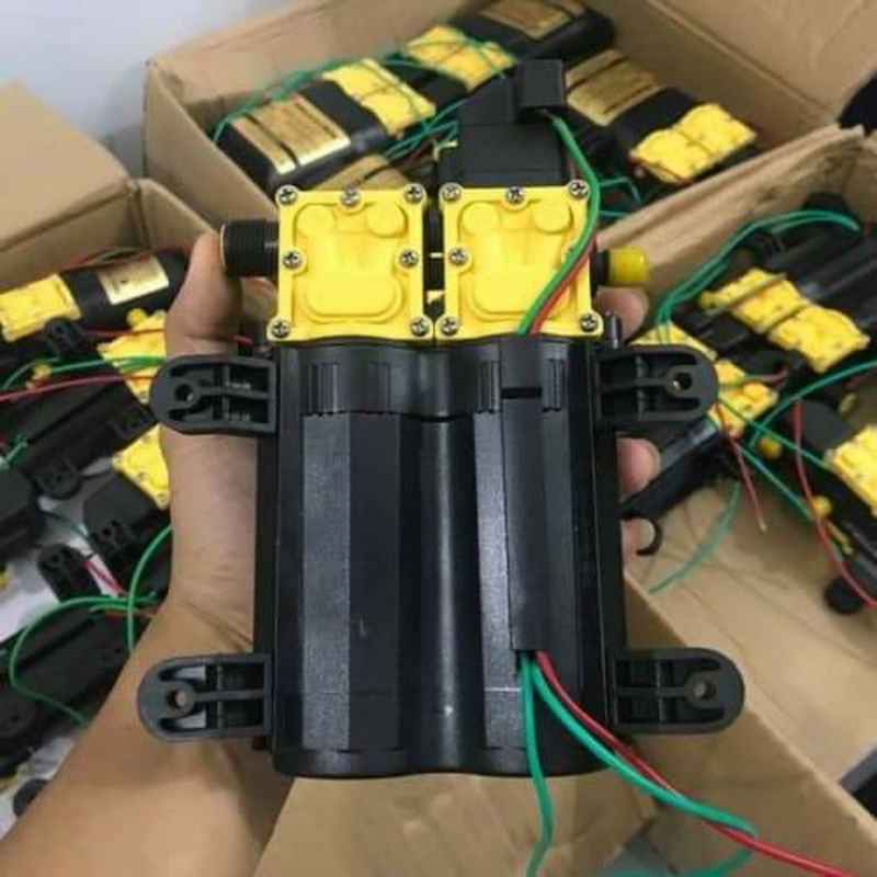 máy bơm nước mini 12v đôi phun sương , tươi lan .