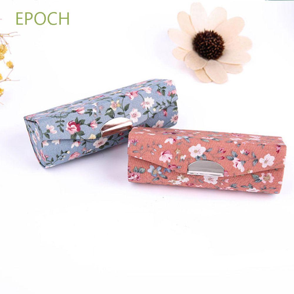 Hộp Đựng Son Môi In Hoa Tích Hợp Gương Trang Điểm Tiện Lợi Cao Cấp