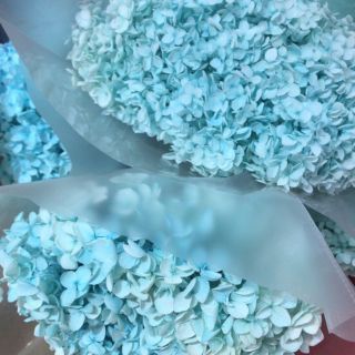 Bó hoa baby khô kèm thiệp hoa khô handmade