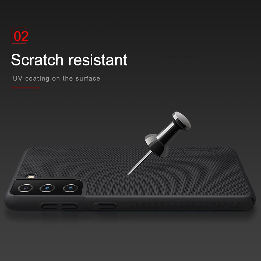 Ốp lưng Samsung S21 Ultra Nillkin Frosted Shield PC Ốp lưng Cho Samsung Galaxy S21 Plus S21+ S21 FE 5G