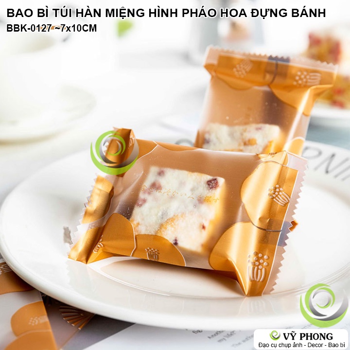 BAO BÌ TÚI HÀN MIỆNG 7x10CM ĐỰNG BÁNH KẸO LỄ TẾT LÀM QUÀ TẶNG CÁC DỊP XUÂN NĂM MỚI BBK-0127