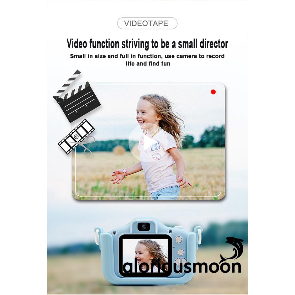 ➹-Children´s Selfie Digital Camera 2000W Pixel HD Video Recorder X5S Dual Camera Mini Cartoon SLR