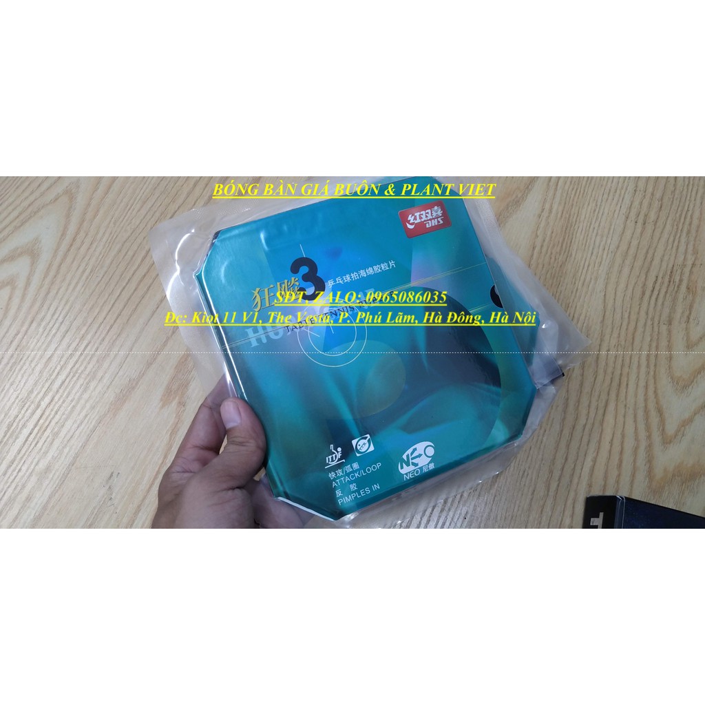 MẶT VỢT BÓNG BÀN HURRICANE III (H3) MARKET VÀ NEO MARKET VÀ PF4