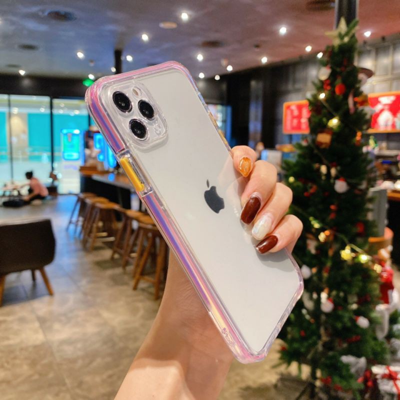 Ốp chống sốc , bảo vệ camera , viền hologram ip 12 Pro