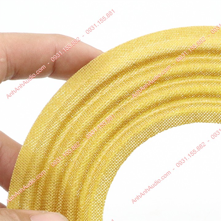 Nhện loa bass lổ coil 75 mm vành 14.5 cm Vàng