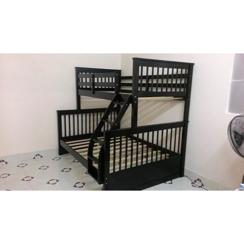 [XẢ HÀNG] Giường 2 Tầng K.Bed Gỗ Tự Nhiên- Nâu | BigBuy360 - bigbuy360.vn