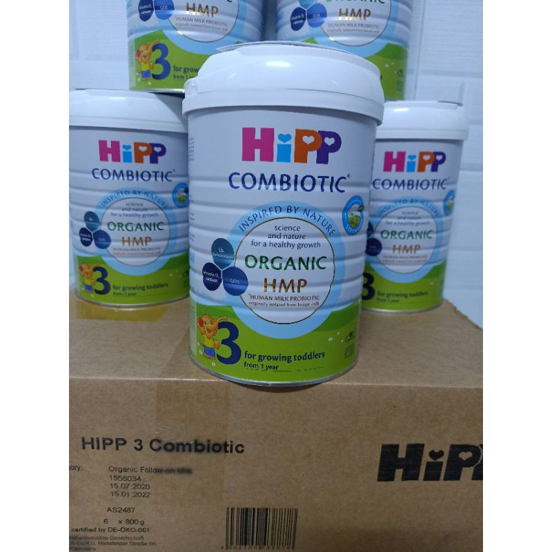 [MẪU MỚI] Sữa HiPP COMBIOTIC ORGANIC HMP SỐ 3 LON 800G