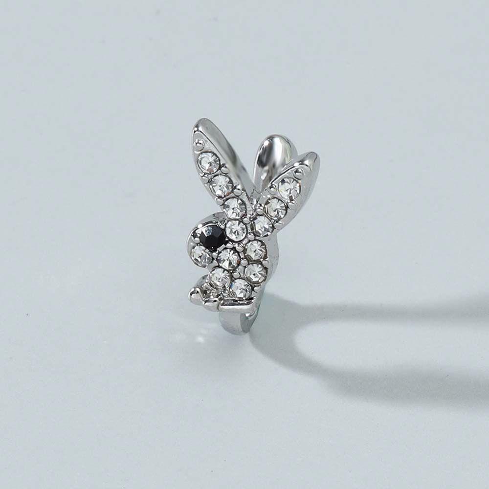 Nhẫn Mũi Giả DWAYNE|Hoa Hồng Màu Sắc Tươi Sáng|Túi Xách Màu Sắc Đơn Giản Thời Trang Cho Nữ|Khuyên MũI HìNh Thỏ ĐíNh Kim Cương Giả