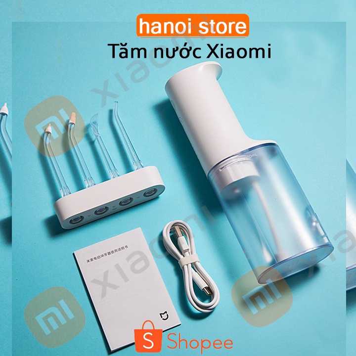 Tăm nước Xiaomi Flosser MIJIA MEO701 Electric 4 đầu vòi tiện lợi chính hãng