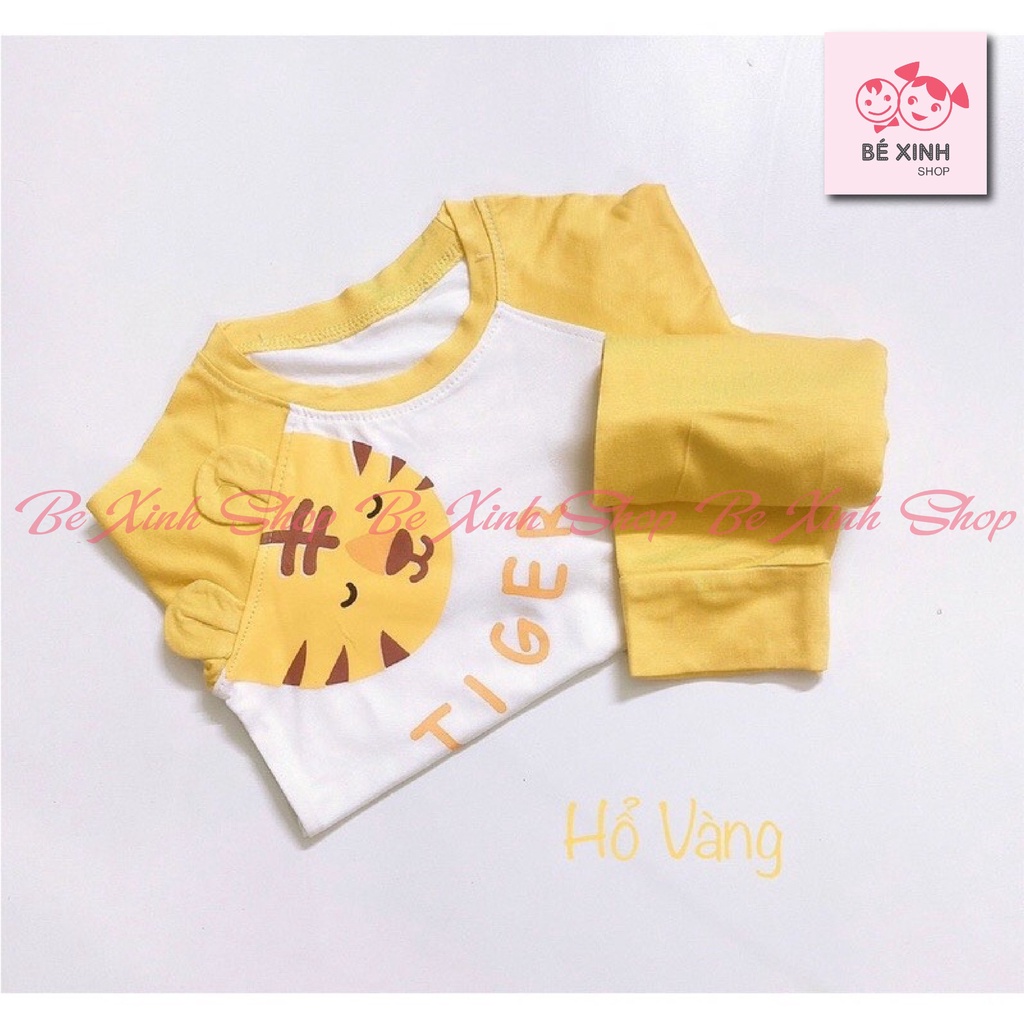 Minky Mom Bộ quần áo dài tay cho bé trai gái [Top Sale] Đồ ngủ cho bé quần áo thu đông thun lạnh DÀI_THÚ