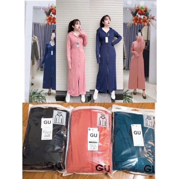 Áo nắng GU toàn thân 2 lớp