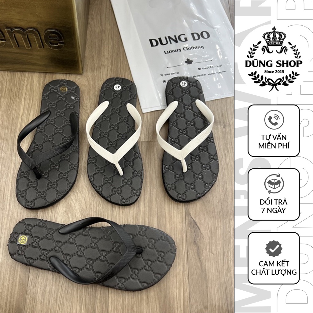 Dép tông dập vân 2 màu đi biển mang đến phong cách khỏe khoắn -T031