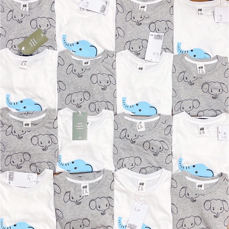 Set 2 bộ cotton bé HM bé trai