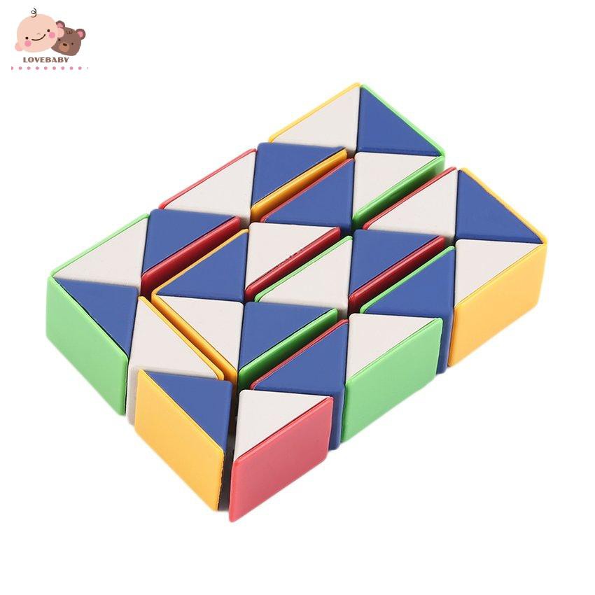 Đồ Chơi Khối Lắp Ráp Hình Con Rắn 3d Vui Nhộn