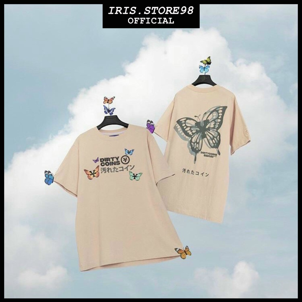 Áo thun Streetwear ✅ Form Rộng Nam Nữ Unisex Phông Tay Lỡ Oversize Chất đẹp - Áo DIRTY COINS | Nâu By bear.story