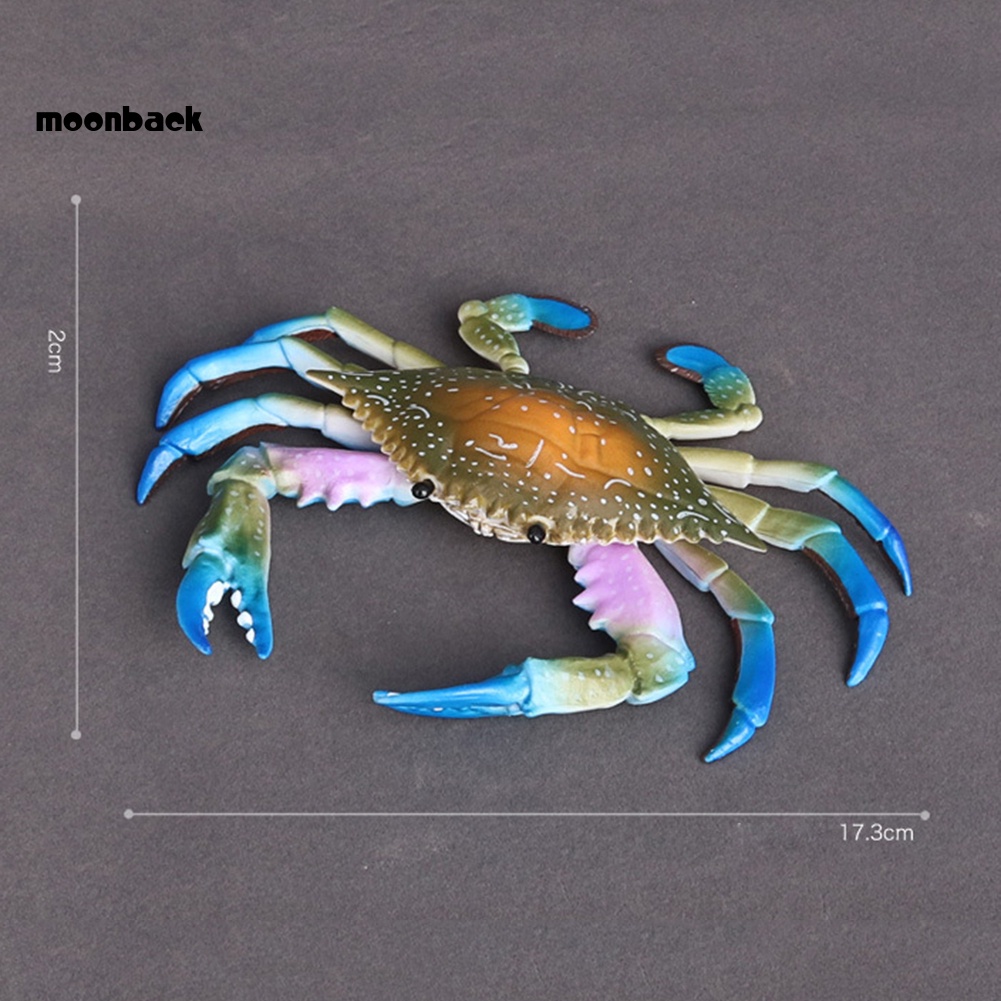 Mô Hình Đồ Chơi Chú Cua Biển Bằng PVC Để Bàn Trang Trí