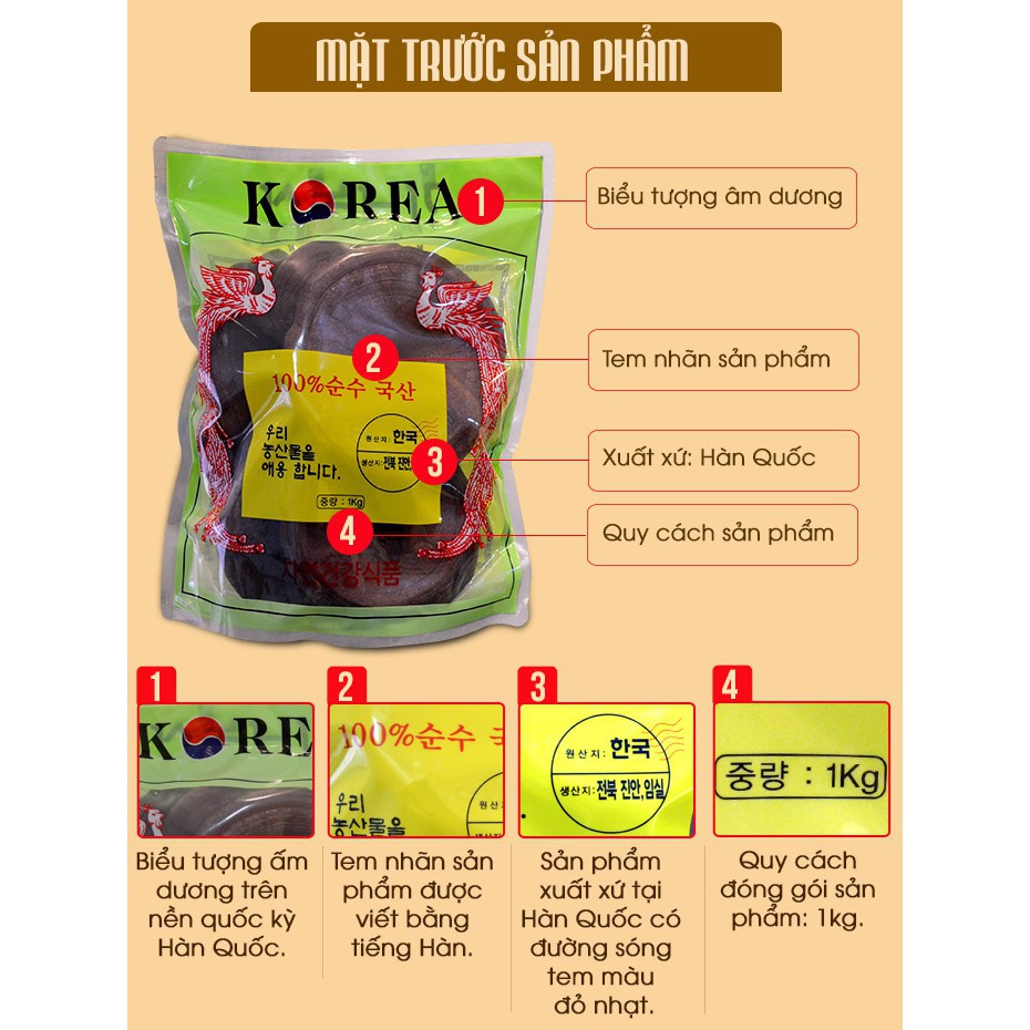 Nấm Linh Chi Đỏ Thượng Hạng Hàn Quốc