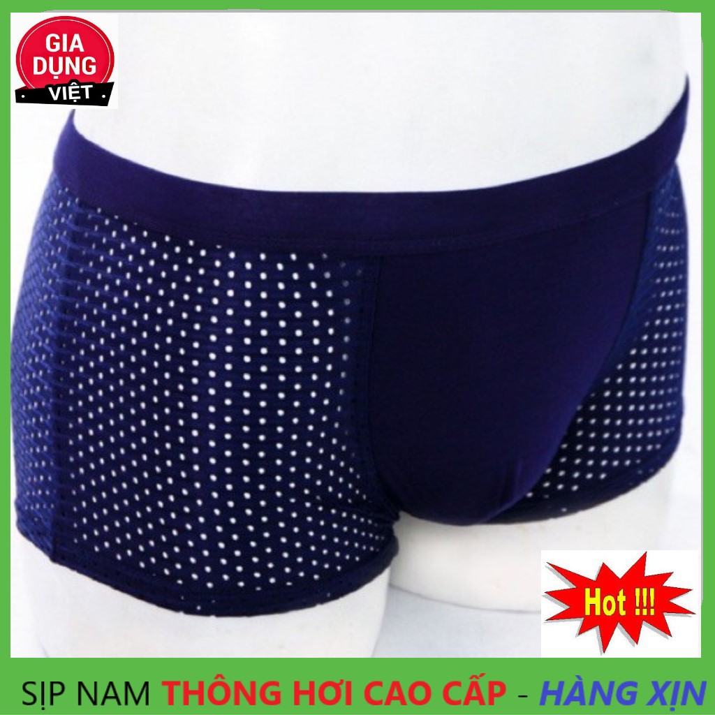 COMBO 4 QUẦN LÓT SỊP ĐÙI NAM MEN'S CO GIÃN THÔNG HƠI HÀNG LOẠI I