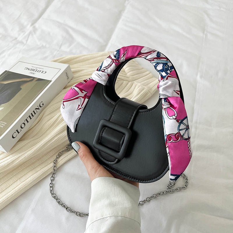 Túi Đeo Vai Màu Trơn Phong Cách Vintage Thời Trang Mùa Hè 2022 Cho Nữ