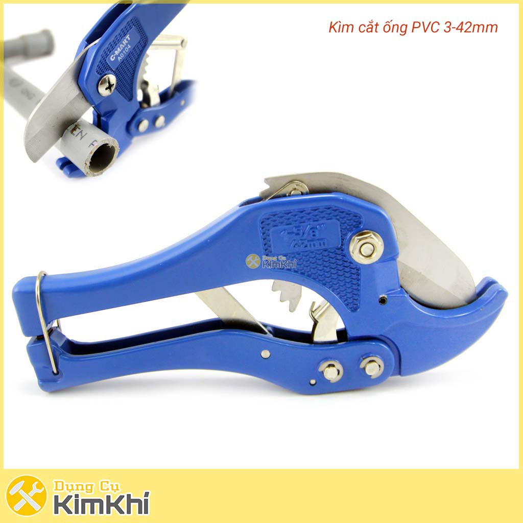 Kìm cắt ống nhựa PVC, PPR 3-42mm thép không gỉ  C-Mart Tools Đài Loan