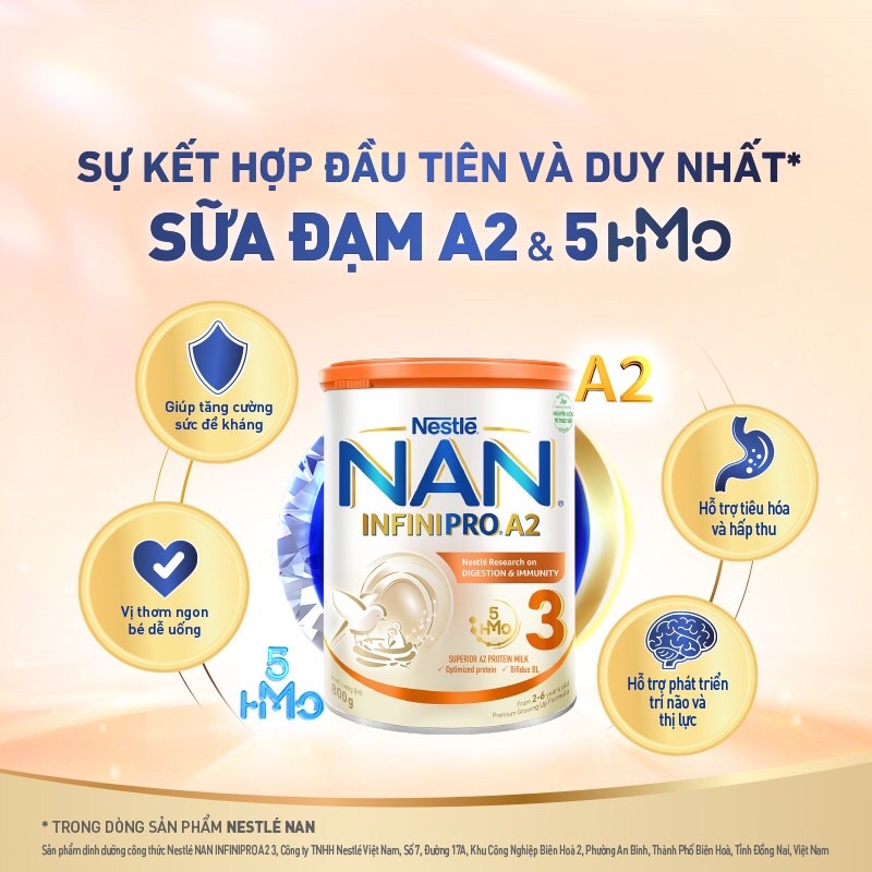 Sữa NAN INFINIPRO A2 số3 hộp 800g