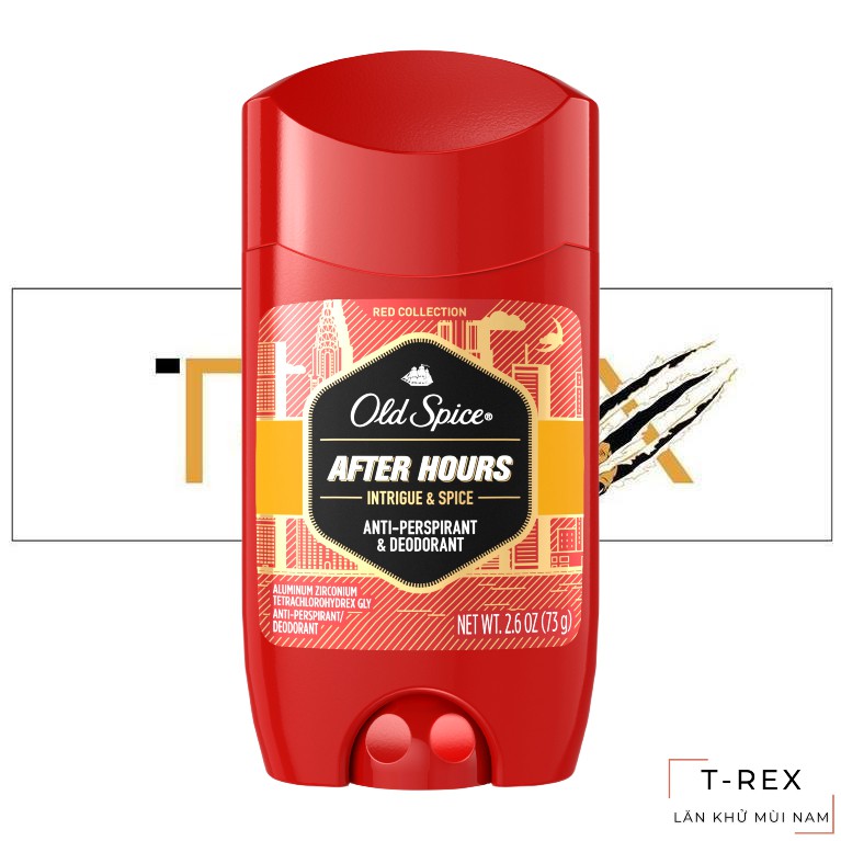 [HOT] Lăn Khử Mùi Old Spice Red Collection After Hour 73Gr (Sáp Trắng)