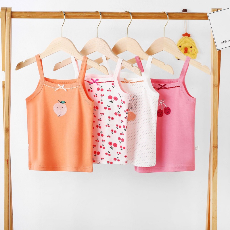 Áo Hai Dây Sát Nách Thời Trang Mùa Hè Cho Bé Gái