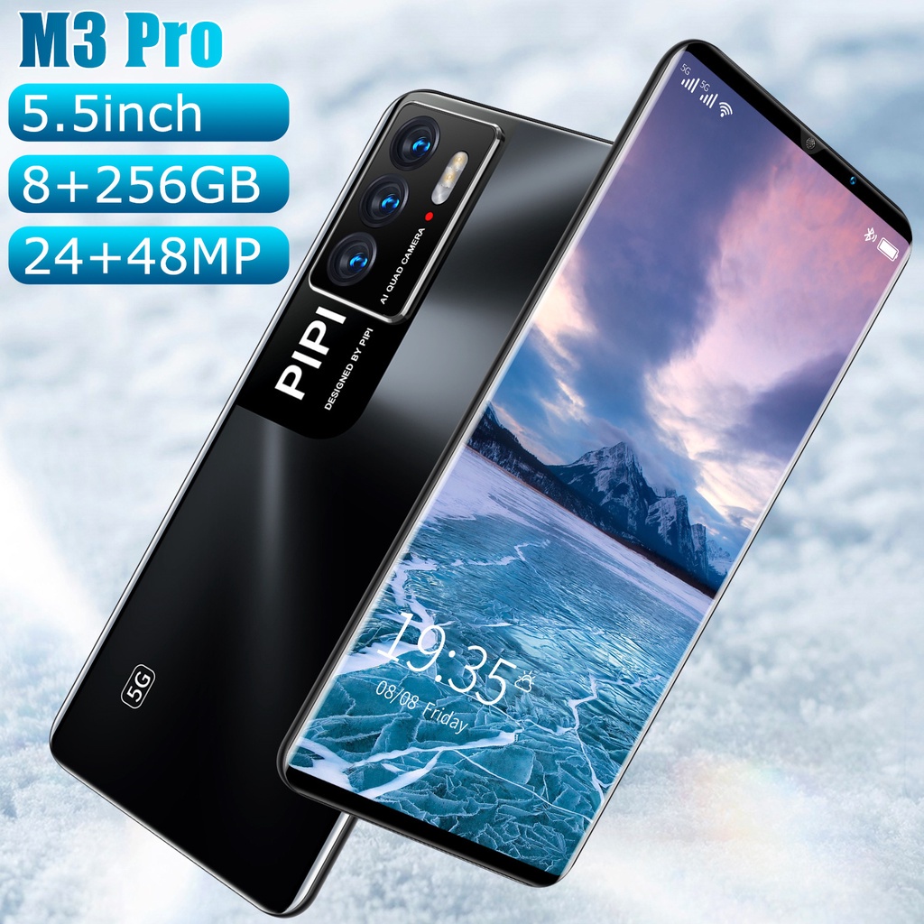 Điện thoại M3 Pro Cần bán điện thoại di động nguyên bản (6/128GB) mới để bán điện thoại chơi game 5G nguyên bản