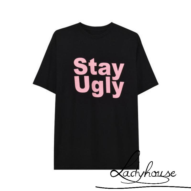 Áo Thun T-Shirt Tay Ngắn Dáng Rộng In Chữ Thời Trang Đường Phố Mùa Hè Cho Nữ