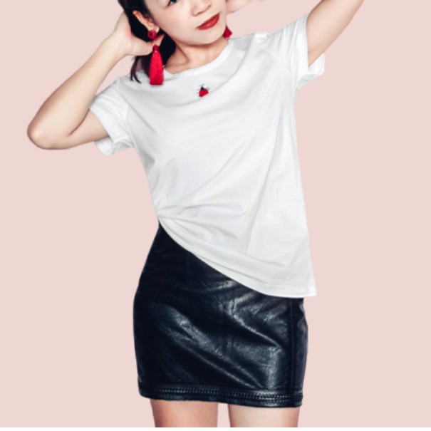 XẢ KHO [Họa tiết tinh nghịch] Áo thun thêu tay, 100% Cotton Sang Xịn MỊn - thoáng khí thấm hút mồ hôi