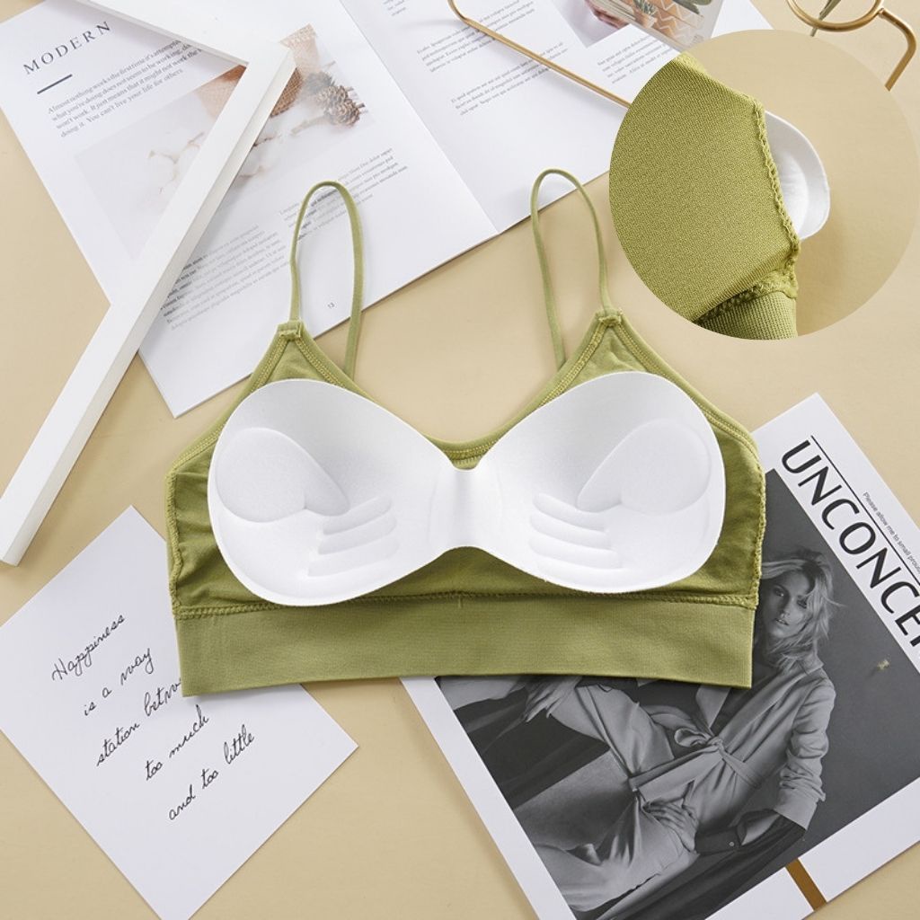 Áo bra nữ 2 dây tập gym đẹp dây mảnh quyến rủ B7704