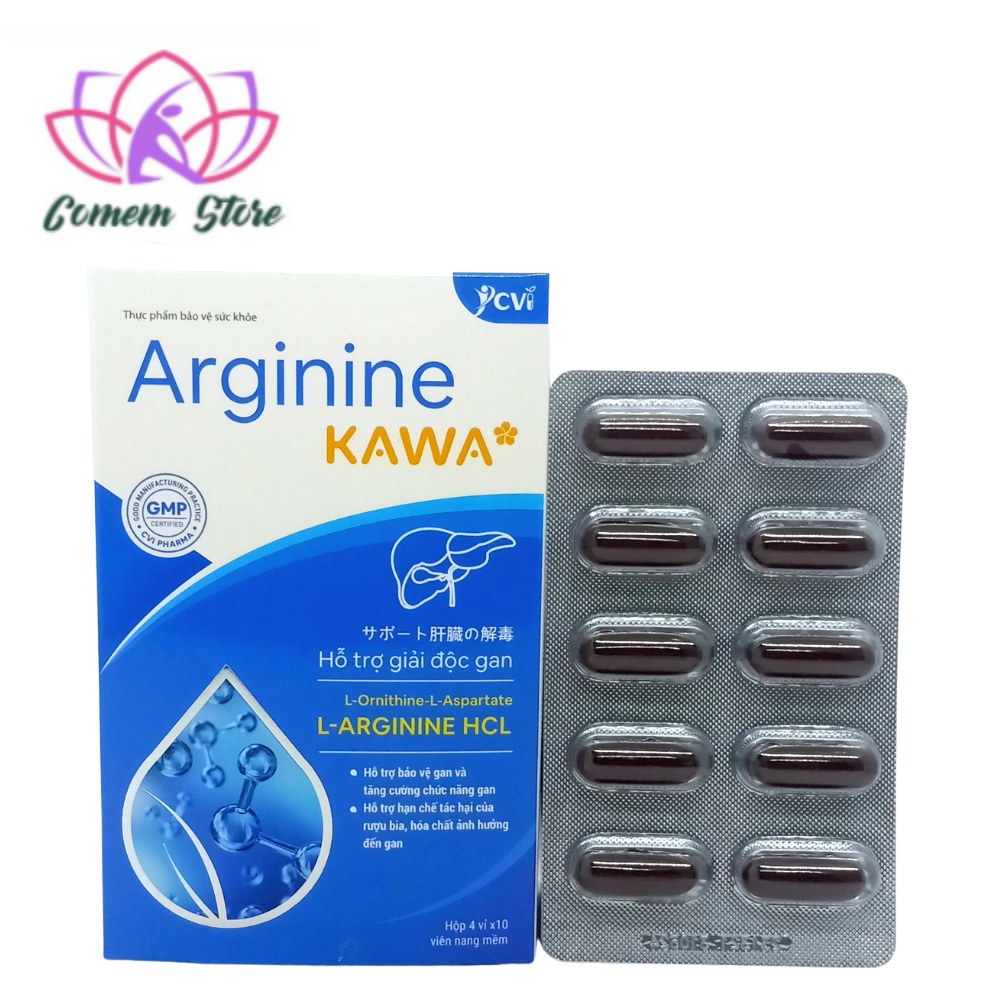 Arginine KAWA - Hỗ trợ giải độc gan, bảo vệ gan, tăng cường chức năng gan thumbnail