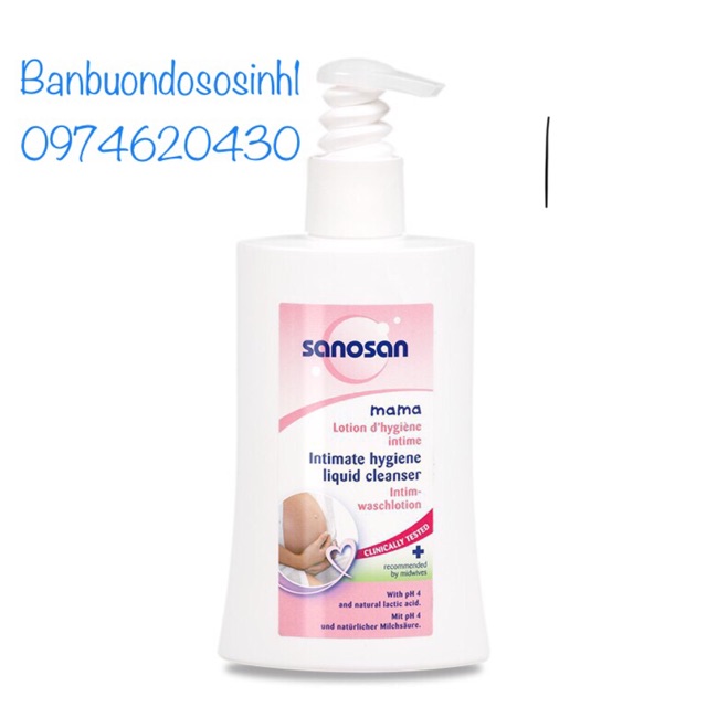 Dung dịch vệ sinh nữ Hoa cúc Chamomilla Sanosan 200ml