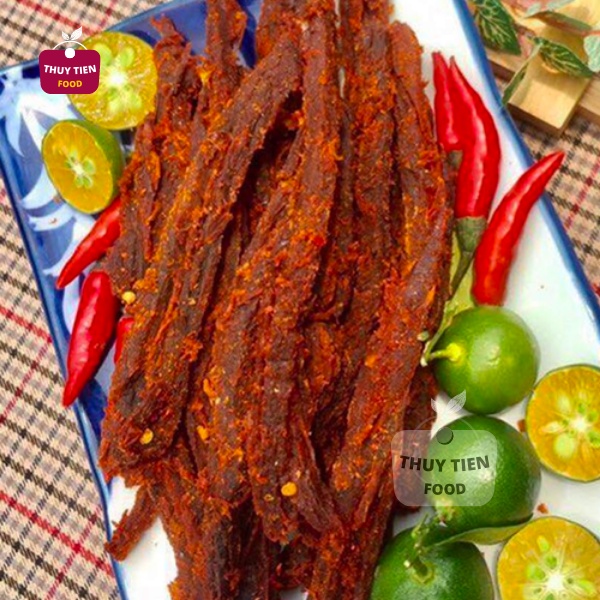 Khô bò miếng , khô bò que thượng hạng THUY TIEN FOOD, Hũ 250g cao cấp