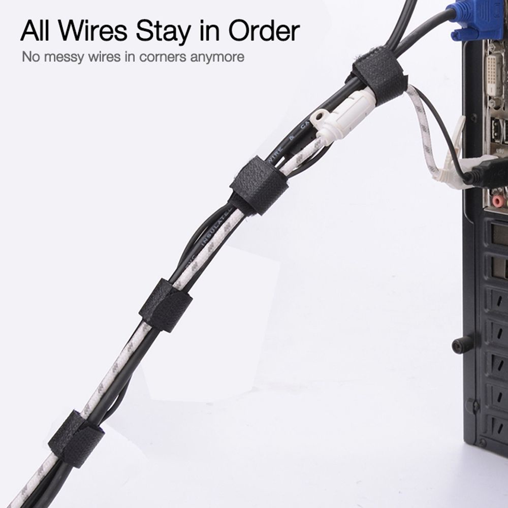 Dây dán quấn dây cáp bằng nylon có thể tái sử dụng tiện lợi