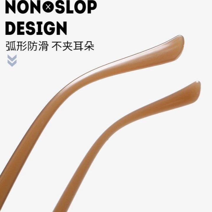 Kính mát nữ gọng tròn đơn giản thời trang phong cách retro