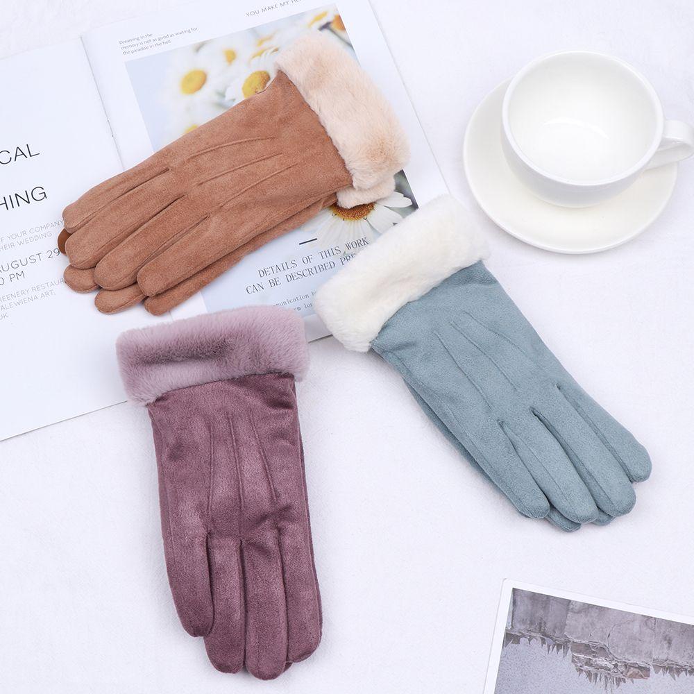 BEBETTERM Găng Tay Nữ Có Thể Sử Dụng Màn Hình Cảm Ứng Dễ Thương