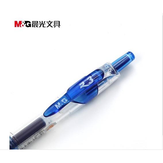 Bút Gel Chính Hãng M&G GP-1163  - Mực Xanh/Mực Đỏ