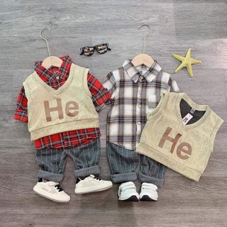 Set 3 chi tiết bé trai
